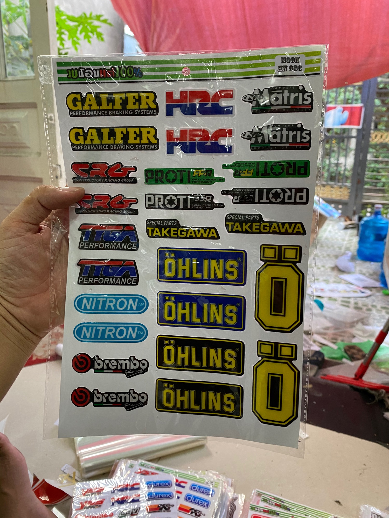 Combo full set Tem logo dán trang trí xe máy 01
