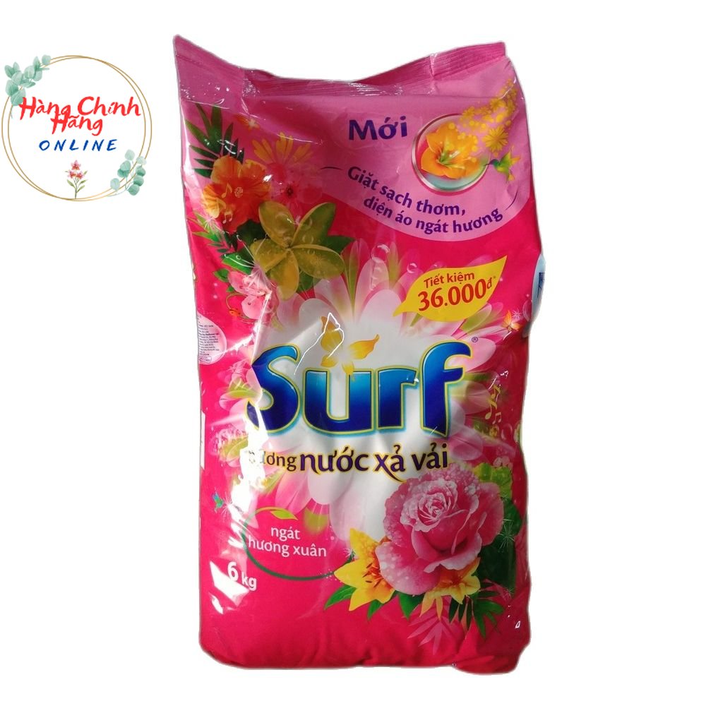 [HCM] Bột Giặt Surf 5,5kg Hương Nước Xả Vải
