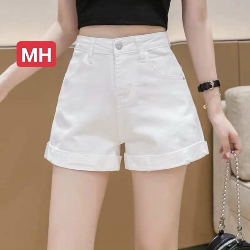 Quần short quần đùi nữ chất liệu kaki có 3 size mẫu trơn Mộc Shop