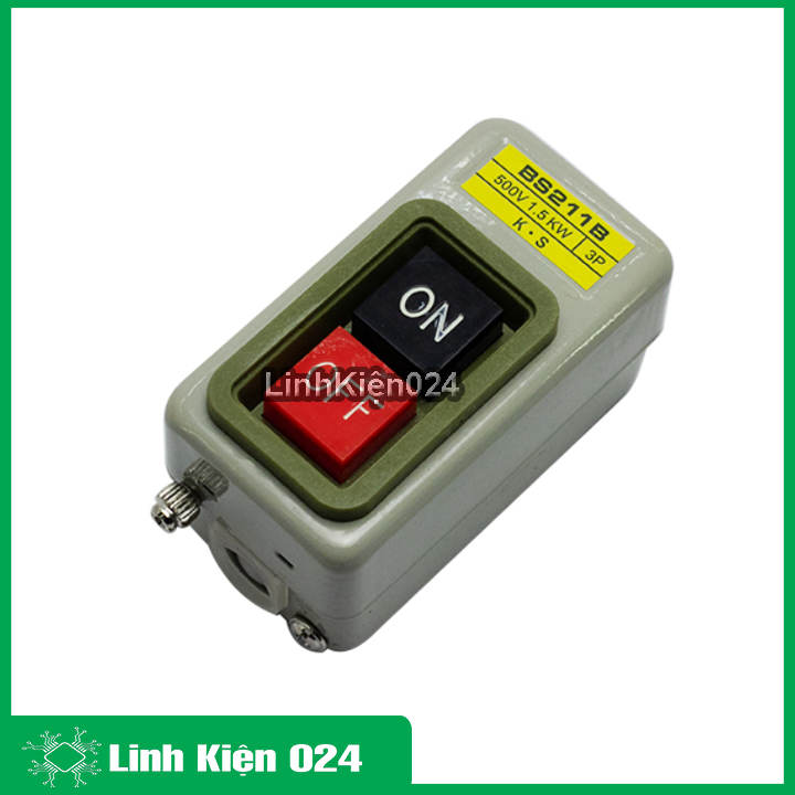 Công tắc nút nhấn 3 pha 380v 1.5kw bs211b