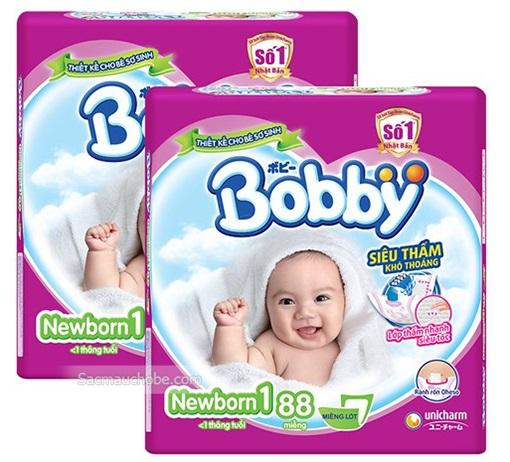 Miếng lót Bobby Newborn 2 (60 miếng)  1 tháng