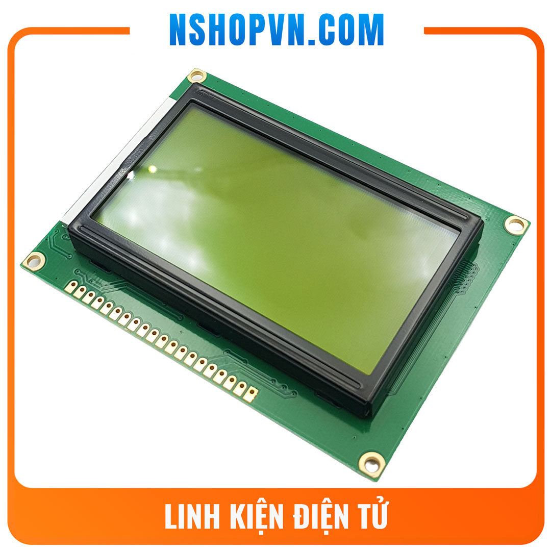 Lcd 12864 xanh lá