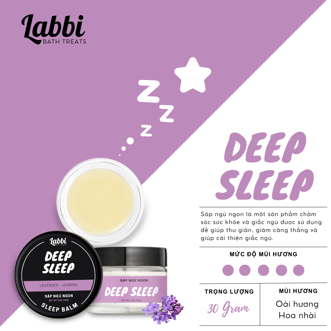 Sáp ngủ ngon DEEP SLEEP [Labbi] Sleep Balm