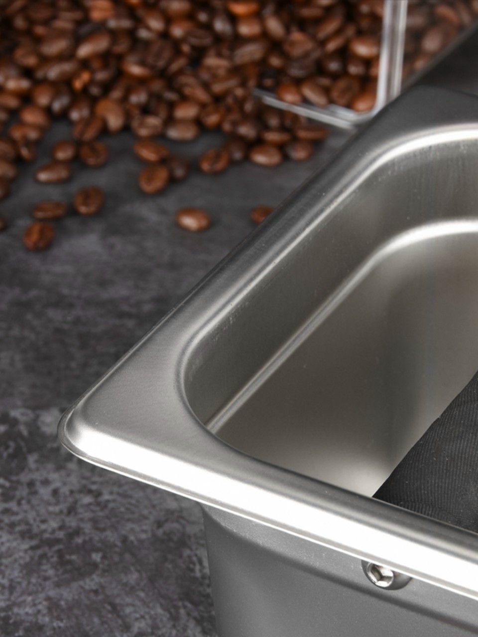 Khay dùng để đập bã cà phê (Coffee Knock Box) cao 15cm (Ảnh shop tự chụp)