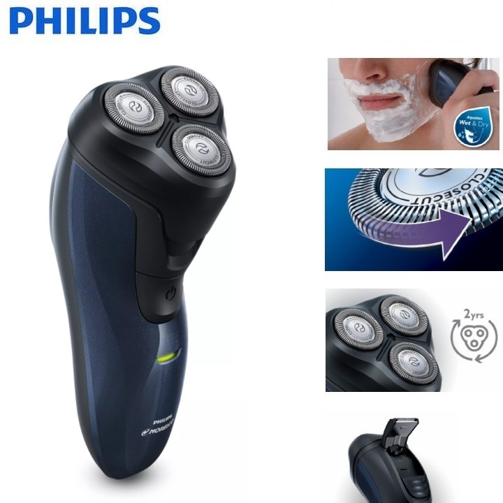 Shaver wet and dry Philips Norelco AT620/81-genuine goods warranty 24 month