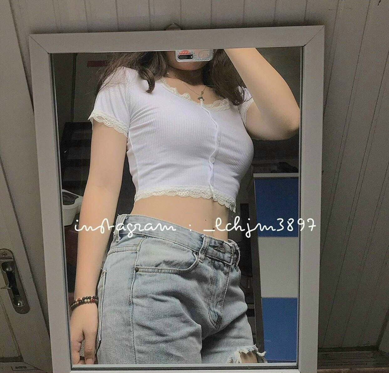 ÁO CROPTOP GÂN PHỐI REN
