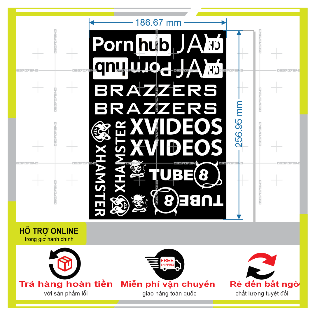 LOGO STICKER DÁN XE MÁY M68
