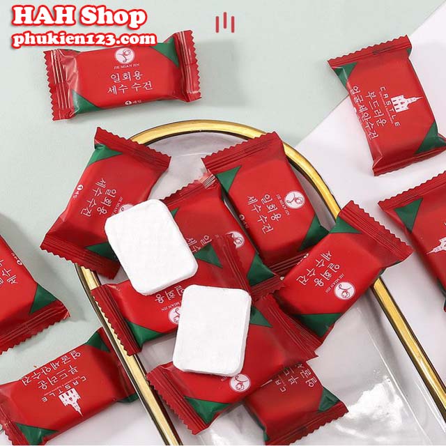 KHĂN GIẤY NÉN ĐA NĂNG 1 GÓI 20 CHIẾC