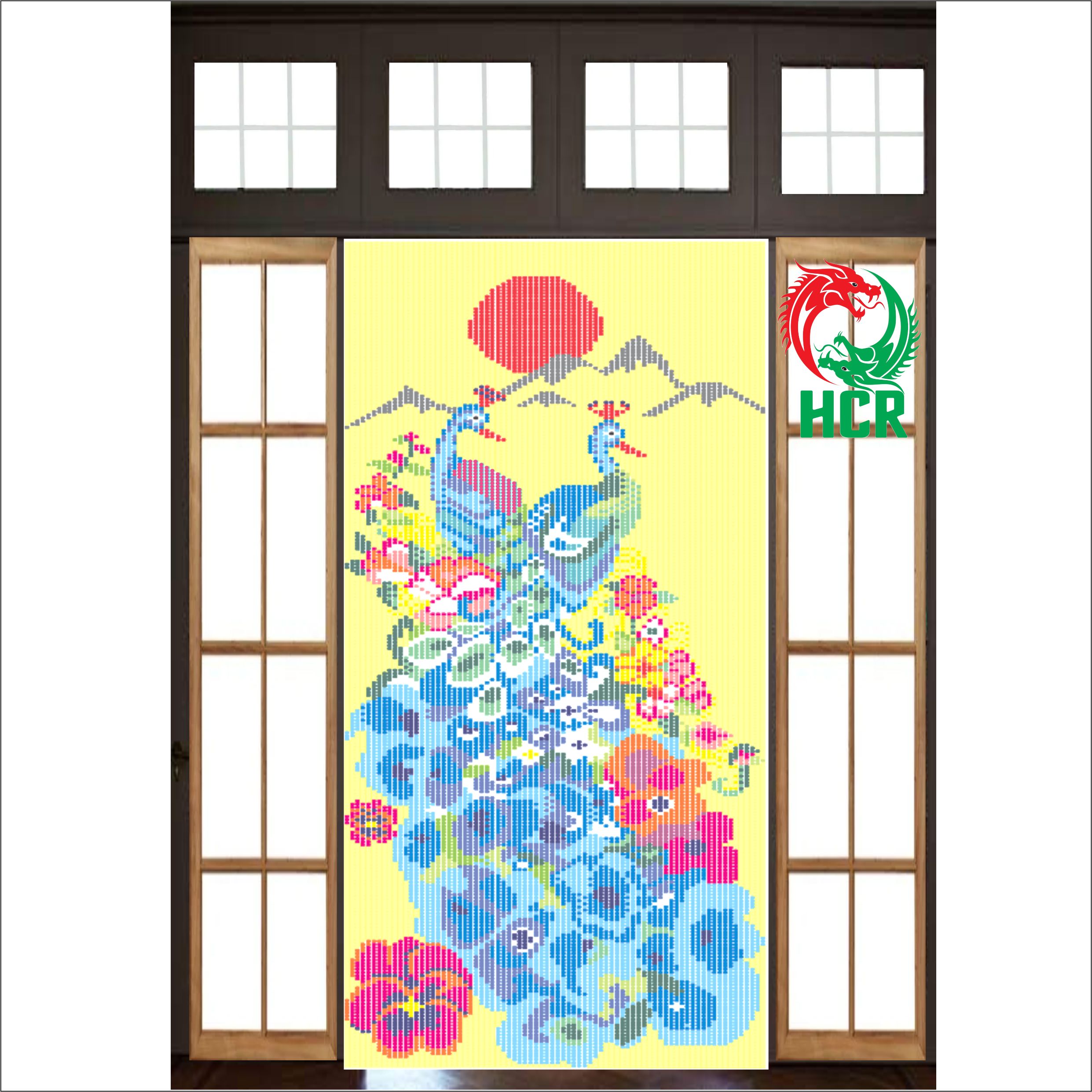 Màn hạt nhựa - Công ty Hai Con Rồng - Code 855 Công Hoa