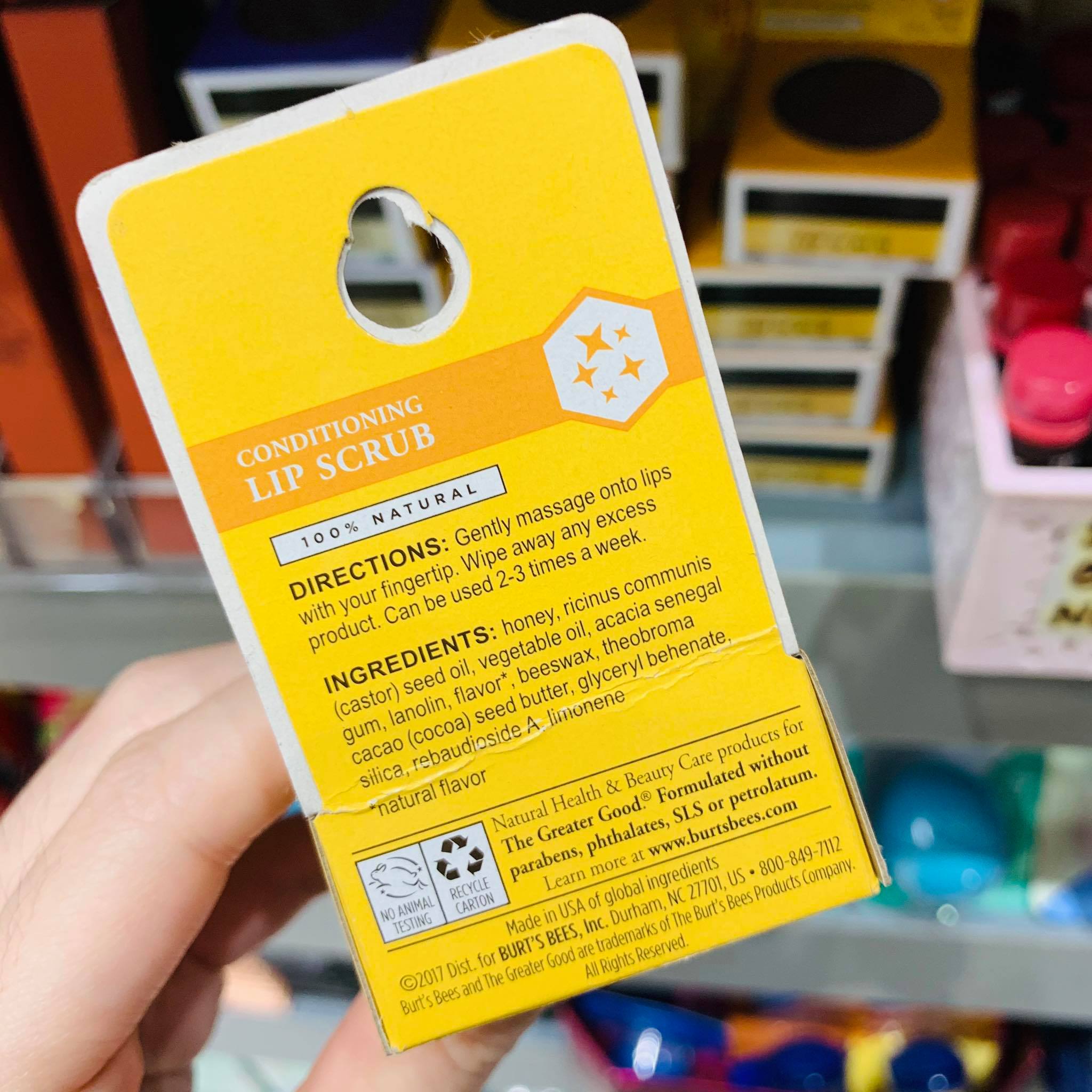 Tẩy Tế Bào Chết Môi Burt’s Bees Conditioning Lip Scrub (7.08g)