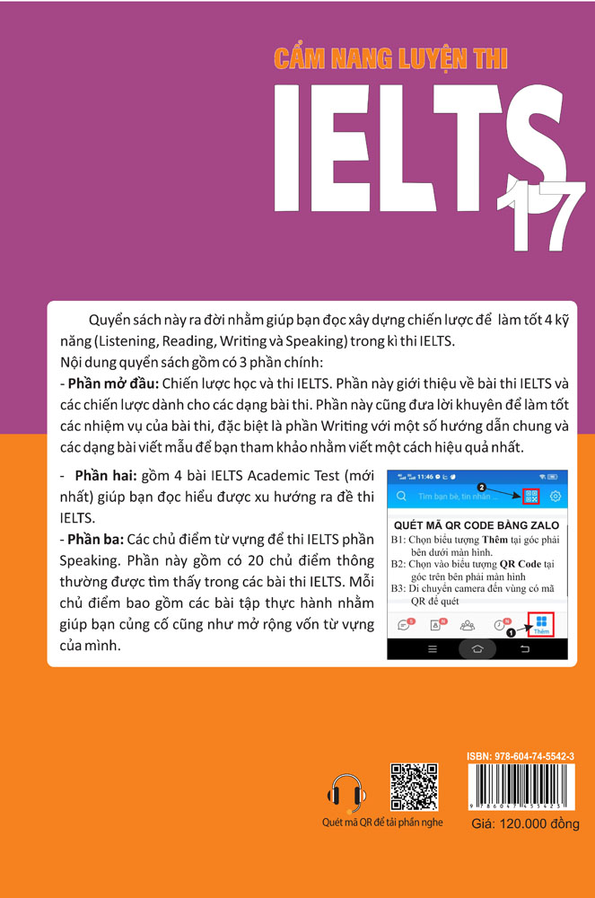 Sách - Cẩm nang luyện thi IELTS 17