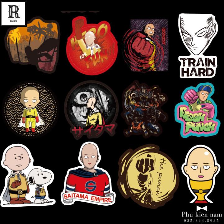Sticker PVC Chống nước Hình dán One Punch Man ST-016