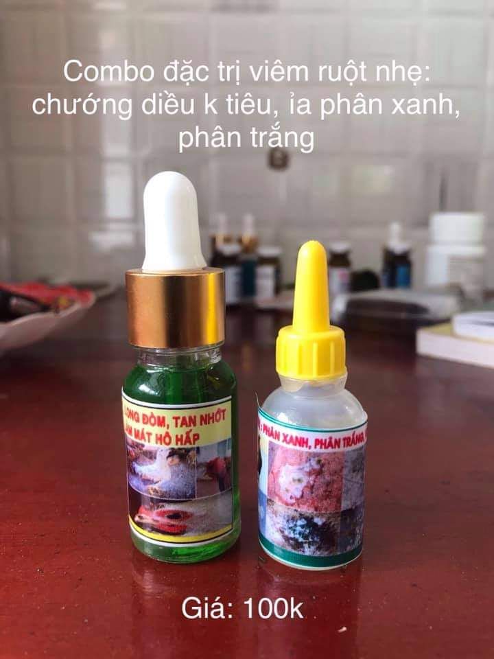 Khò khè Phân xanh phân trắng