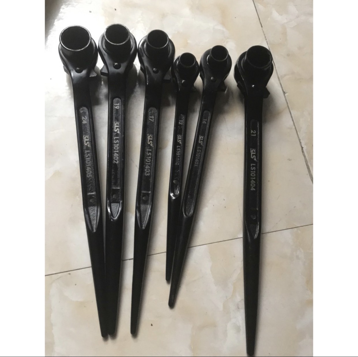 Cờ lê đuôi chuột LS+ đủ size, cờ lê giàn giáo