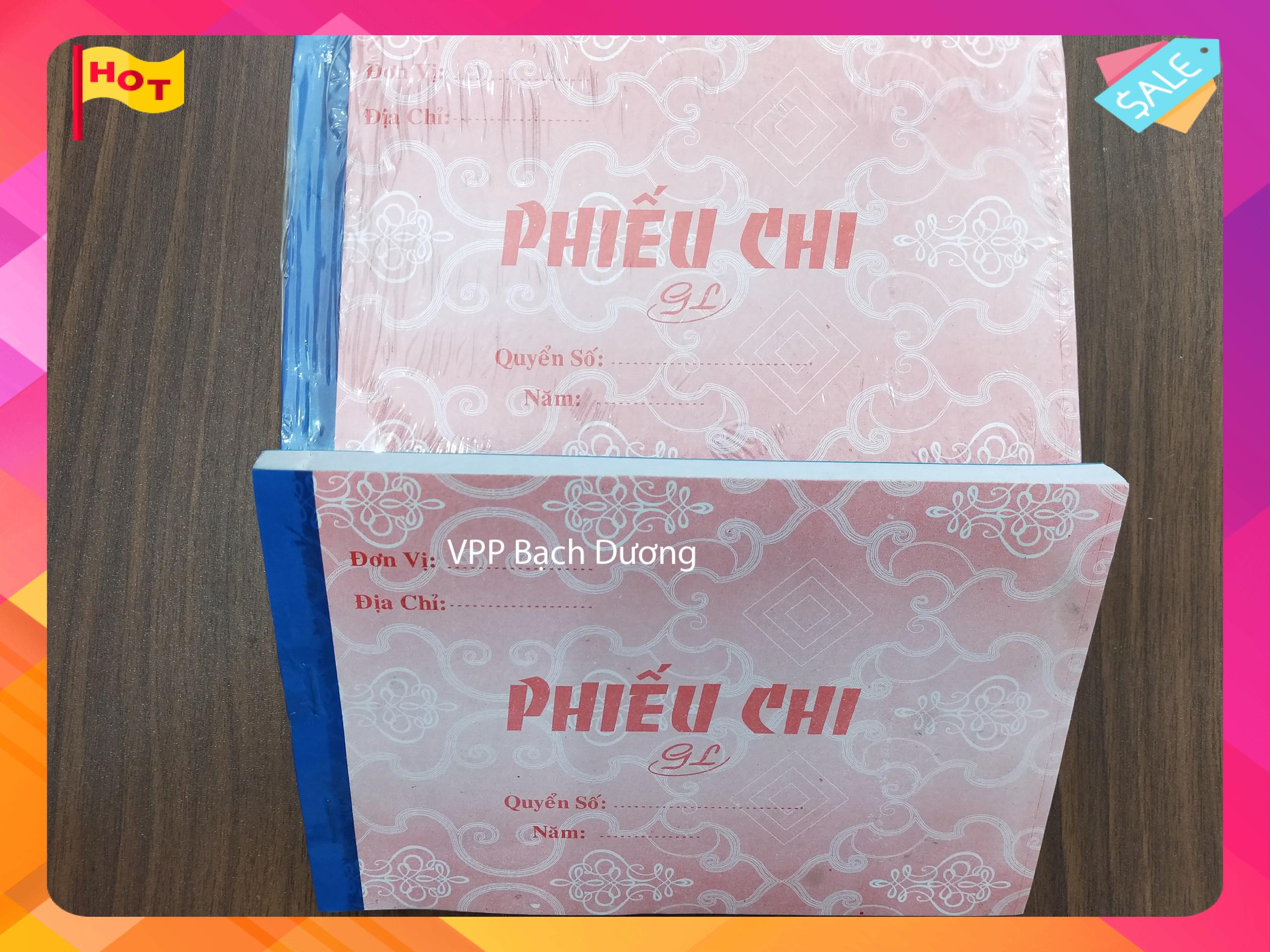 Phiếu Chi 3 liên 150 tờ (13cm x 19cm) -cuốn