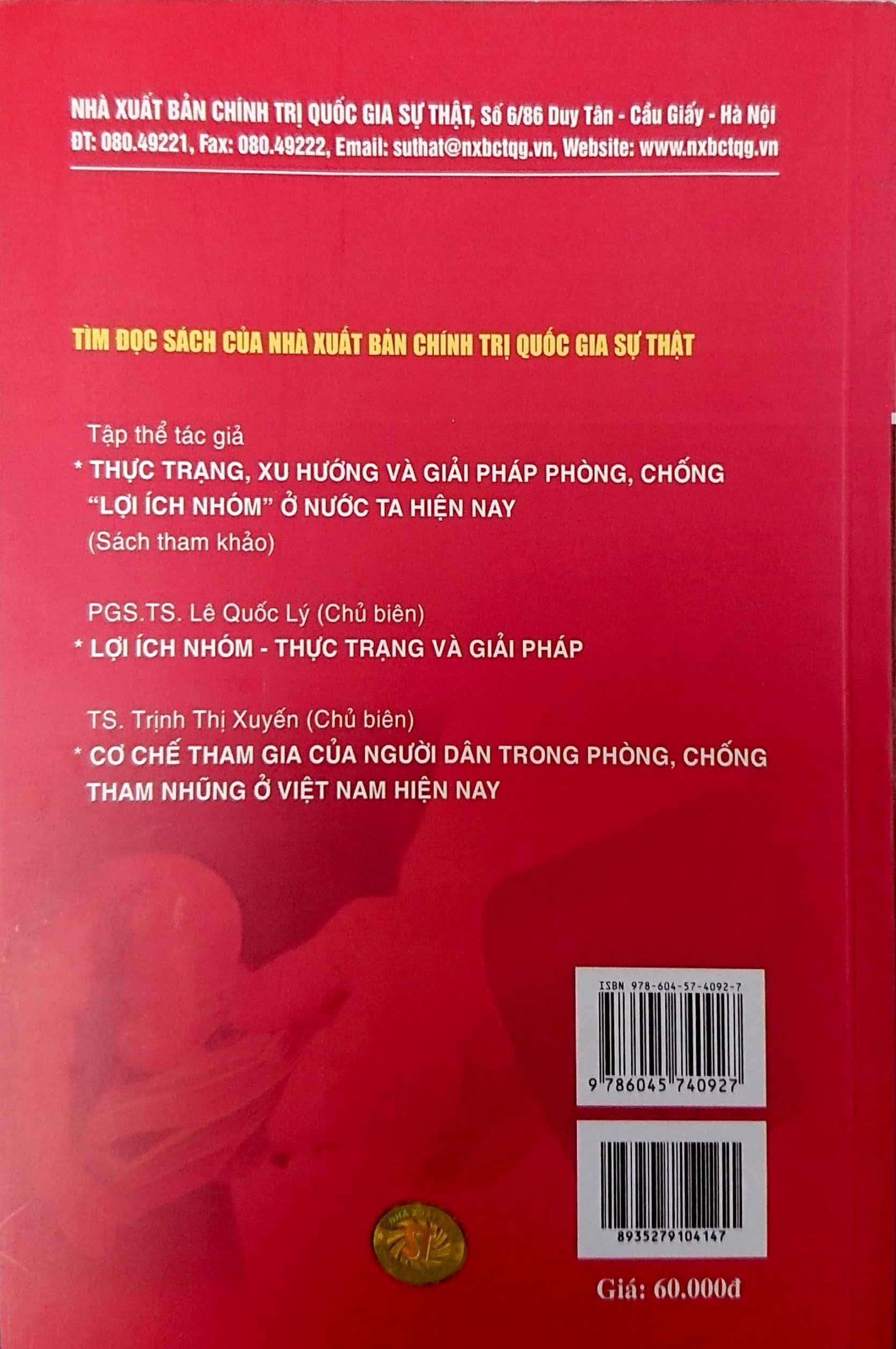 Tham nhũng mưu mô và trừng phạt (sách tham khảo)