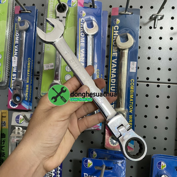 [HCM]Cờ lê tự động gật gù 19mm Buddy BA0075