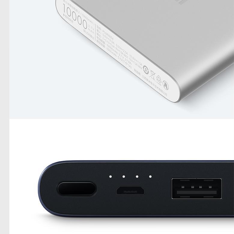 Pin Dự Phòng Xiaomi Mi Gen 2 2018 10000 MAh