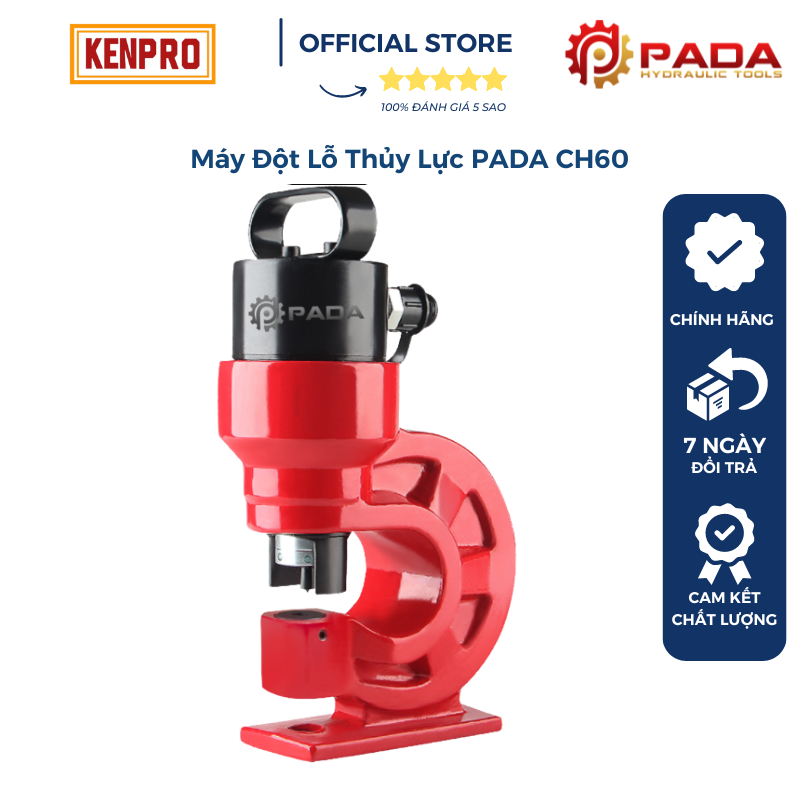 Máy đột lỗ thủy lực ch60-thương hiệu pada