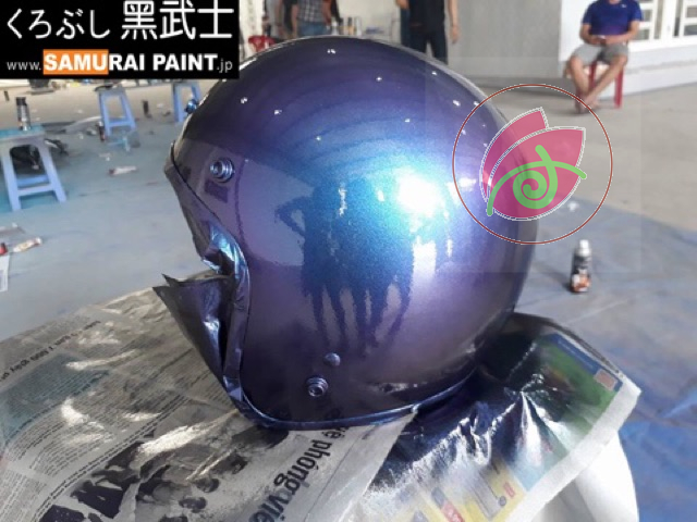SƠN xịt SAMURAI màu 3D T901 XANH TÍM TITAN