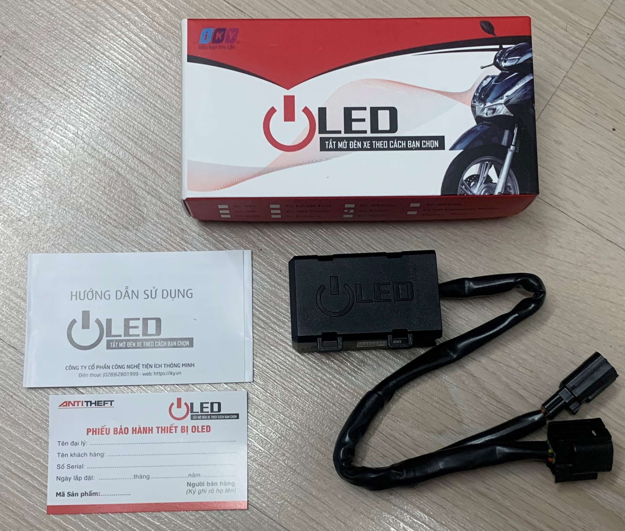 Mạch tắt mở đèn xe máy Honda đời mới IKY OLED