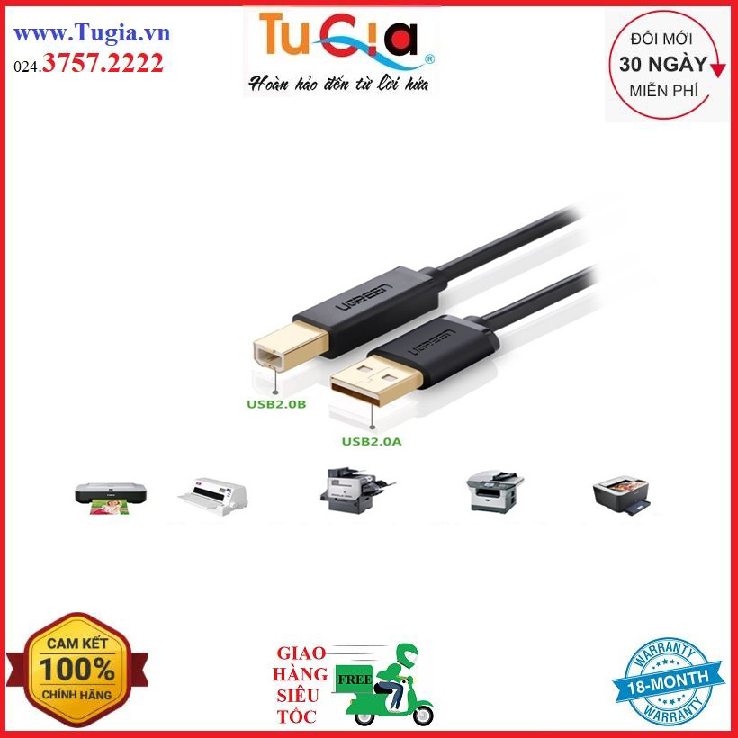 Cáp máy in ugreen 10352 - hàng chính hãng - hàng chính hãng
