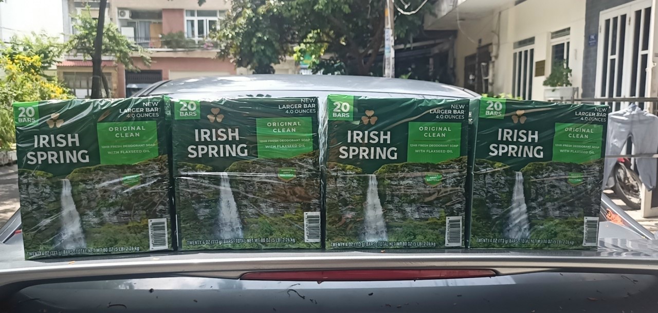 lốc 20 XÀ BÔNG CỤC IRISH SPRING 113g/cục