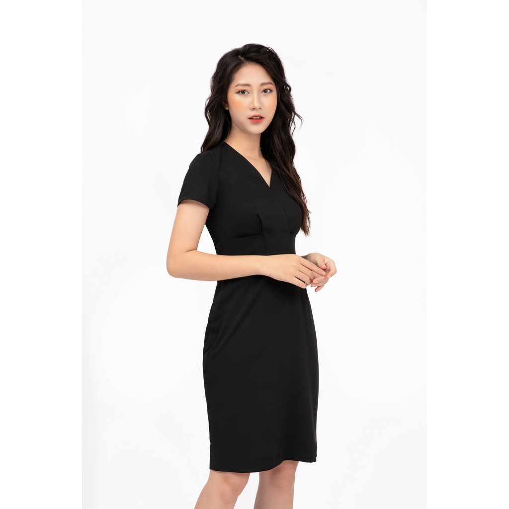Đầm liền màu đen HeraDG Size S - SDC19015