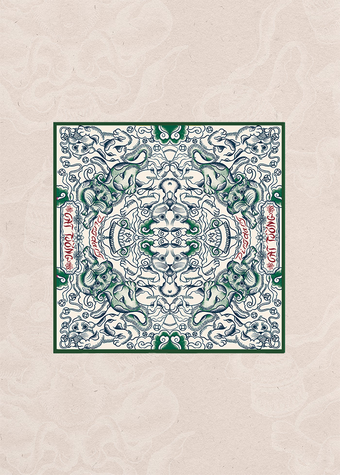 Khăn lụa - ĐING ĐANG X ARTIST KHIM ĐẶNG