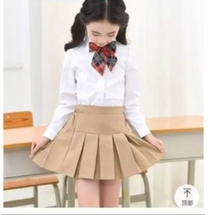 Chân váy xếp ly bé gái CV003
