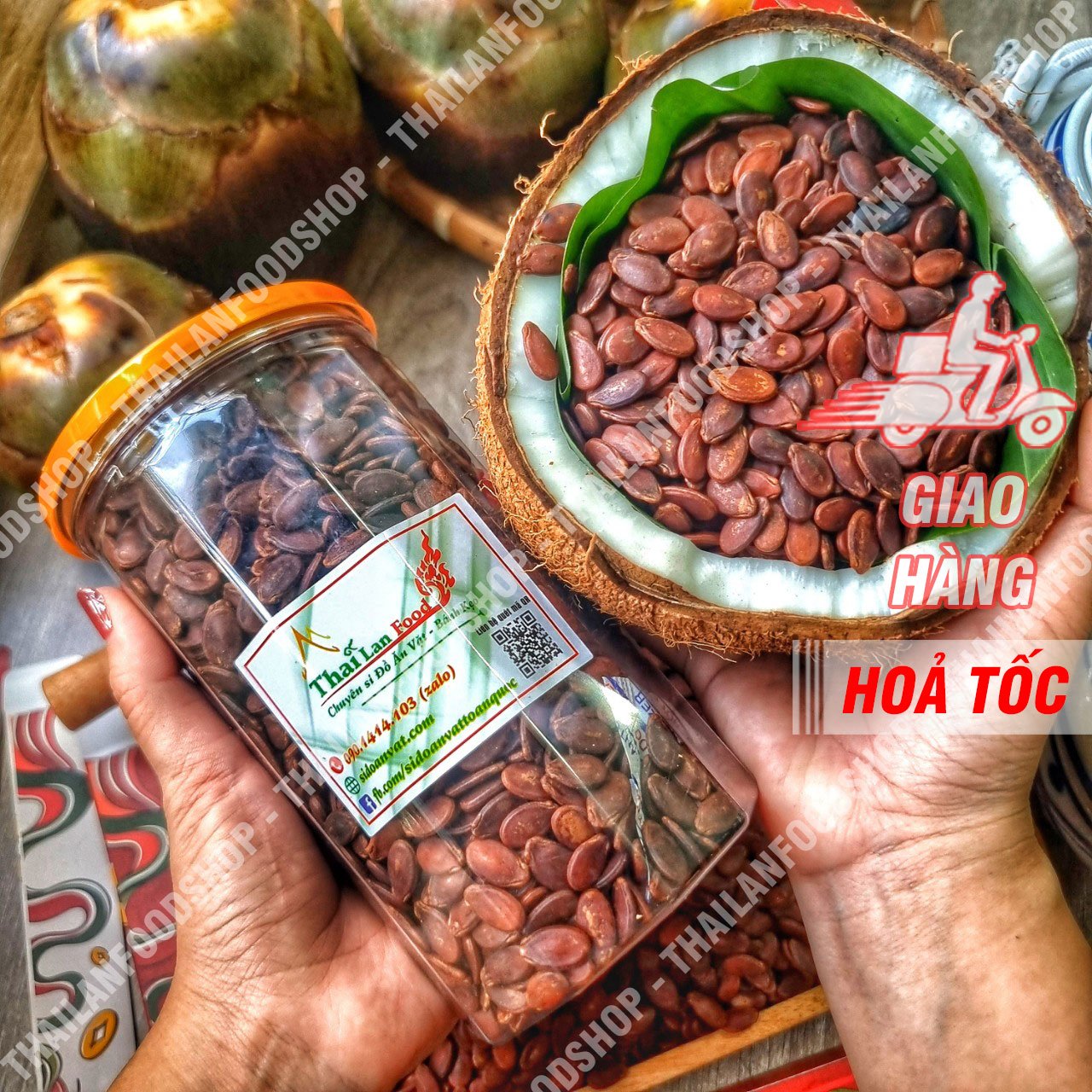 Hạt Dưa Rang Tay Không Phẩm Màu Túi 1kg