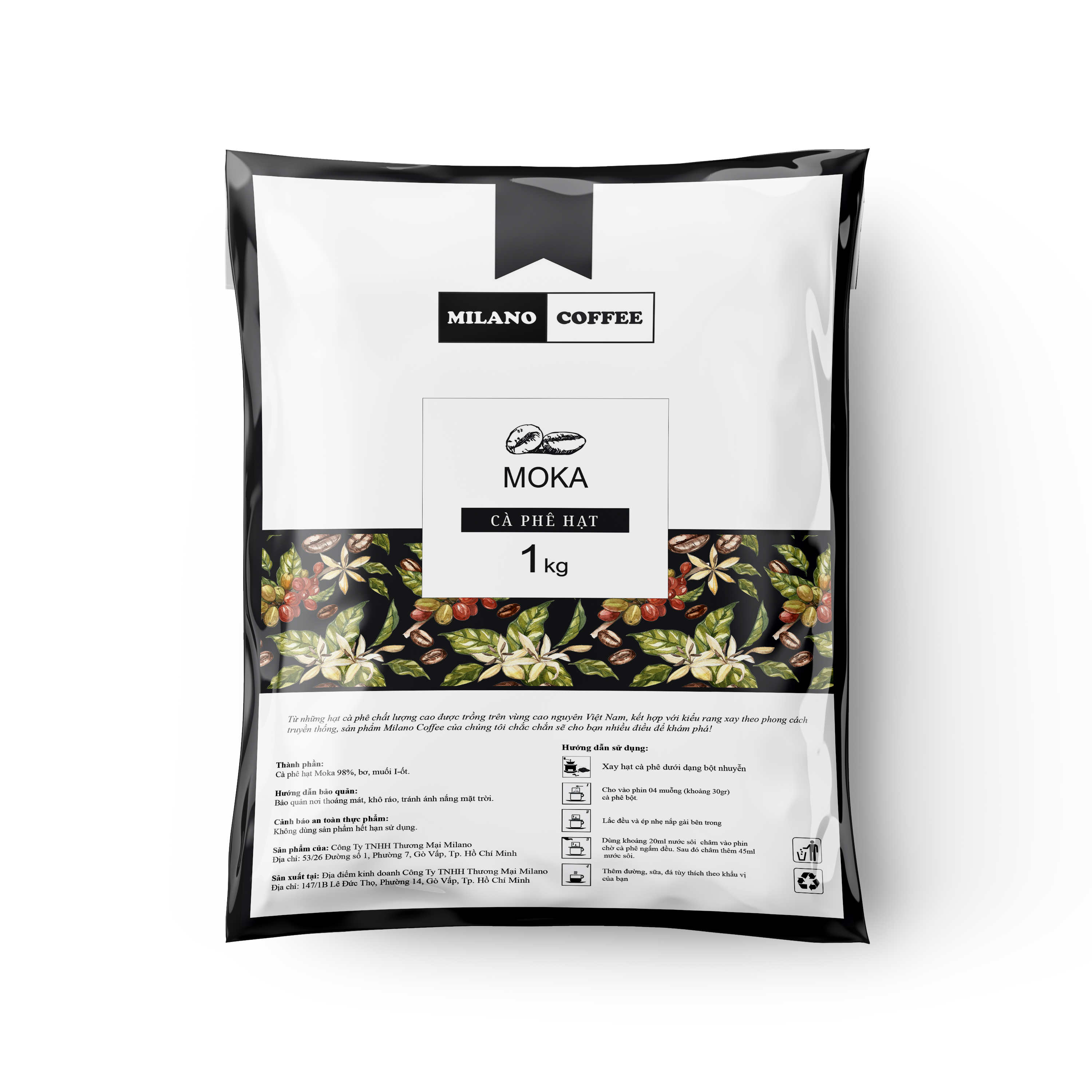 Milano Coffee, Culi Coffee Beans, 1kg