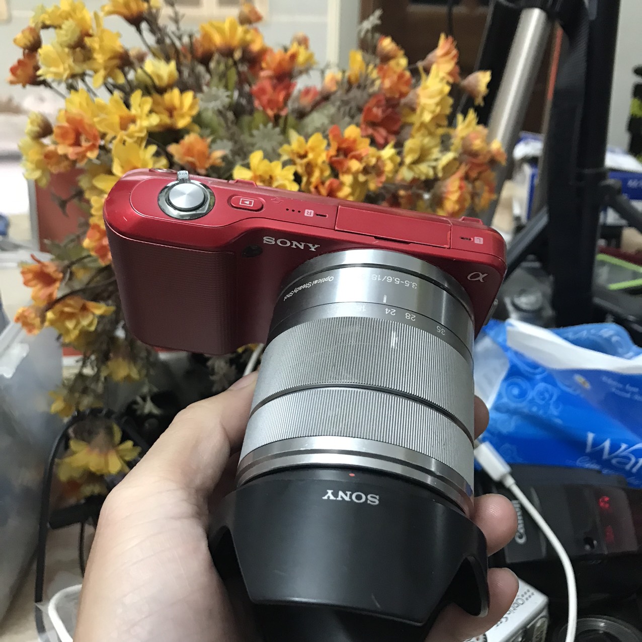 Máy ảnh Sony Nex 3 kèm ống kính
