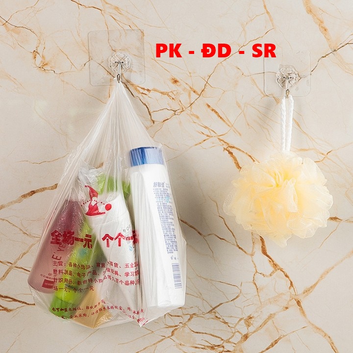 Móc dán tường Hình hoa trong suốt - Siêu Rẻ