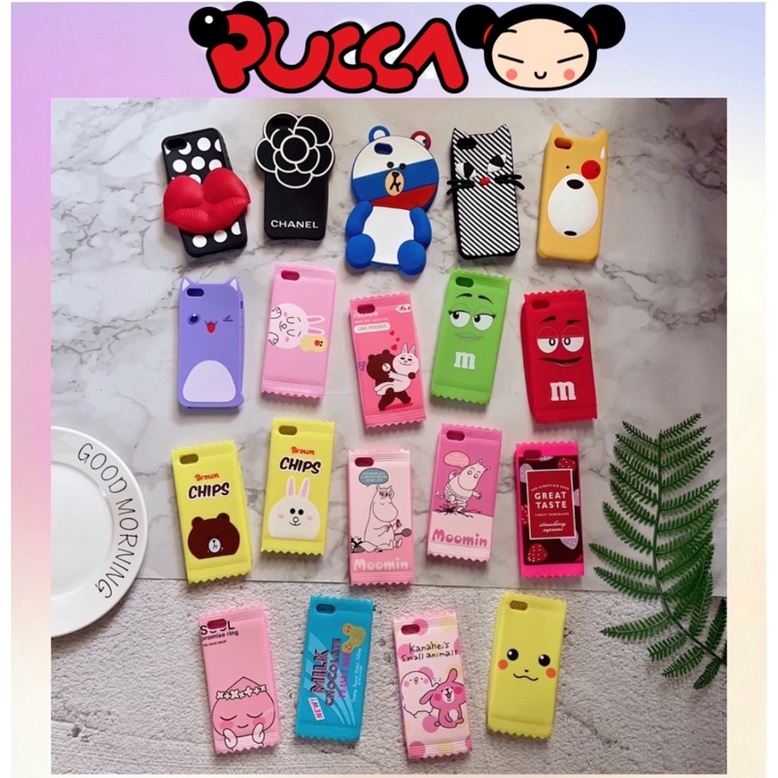 [XẢ KHO]Ốp Lưng iPhone 5/5s/SE Silicone Dẻo Hình Kute