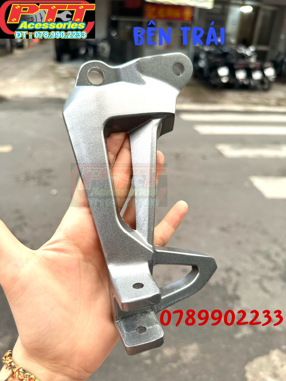 Cặp pás nhôm gác chân sau sirius