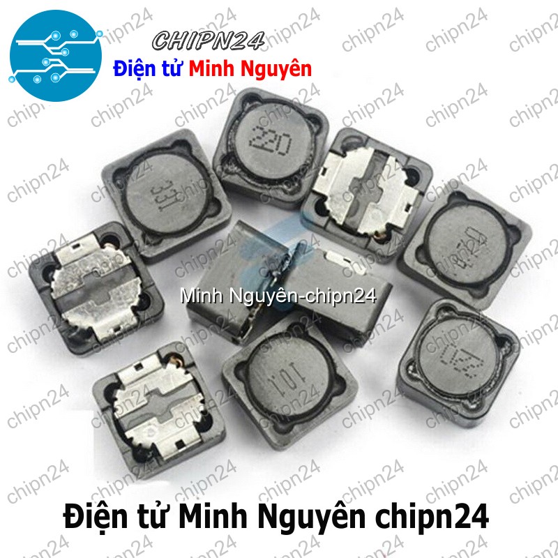 [3 cái] (K220) Cuộn Cảm Dán CD127 100uH [101] [SMD Dán] - HH002269