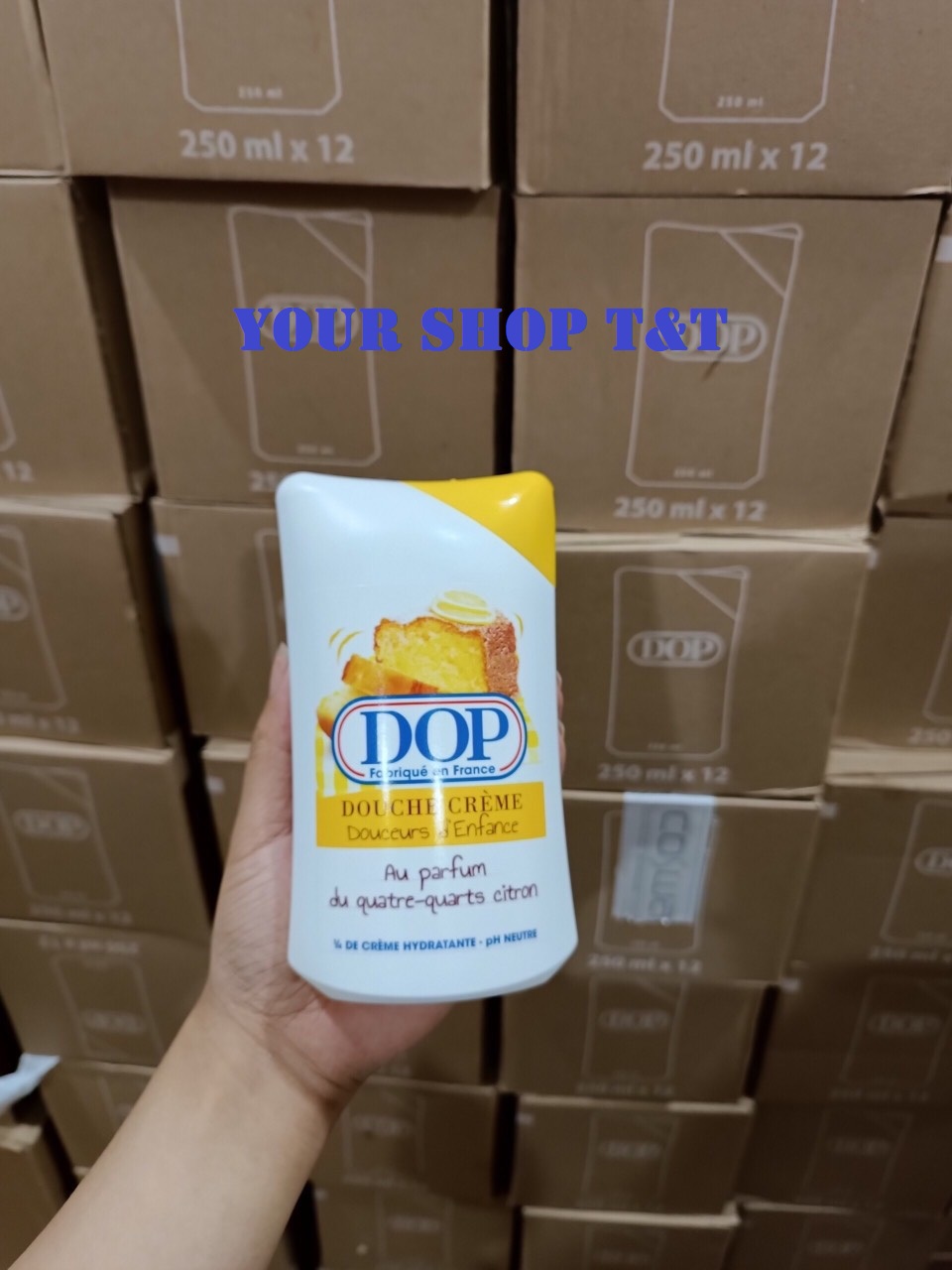 DOP shower gel with super hot tropical fruit scent for summer 250ml
