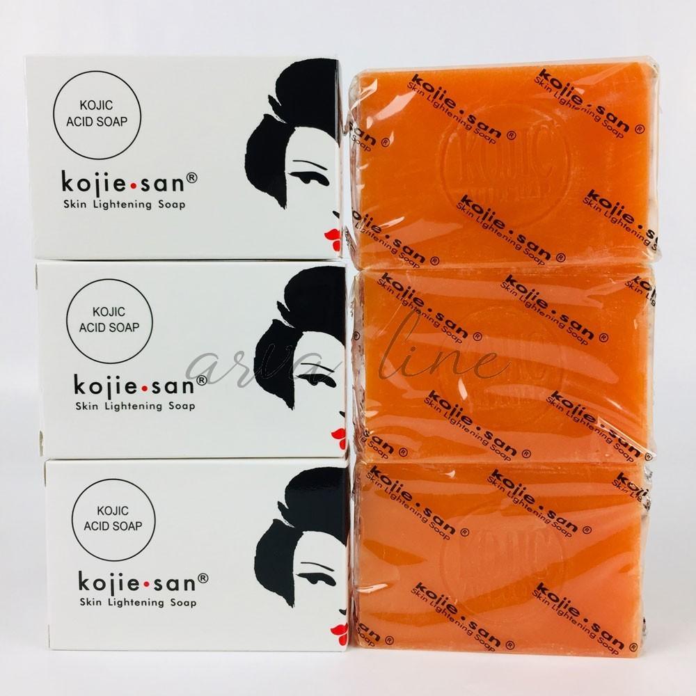 Combo xà bông trắng da, trị mụn lưng Kojie san soap [3 x 100 g]