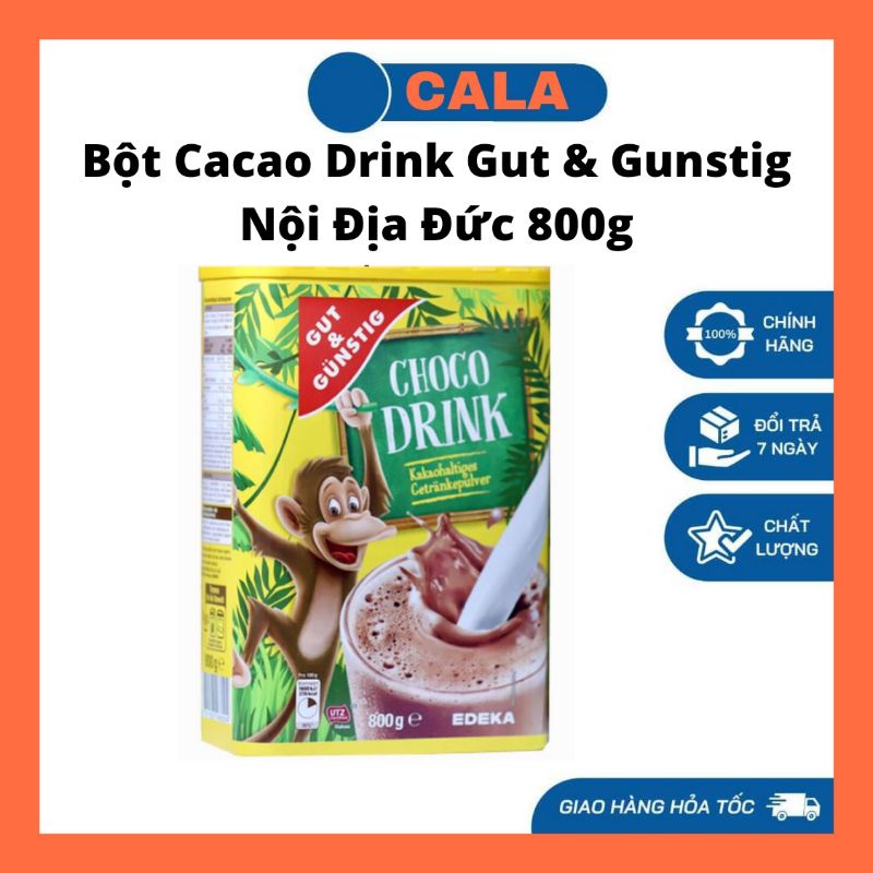 Bột Cacao Drink Gut & Gunstig hộp 800gr Nội Địa Đức