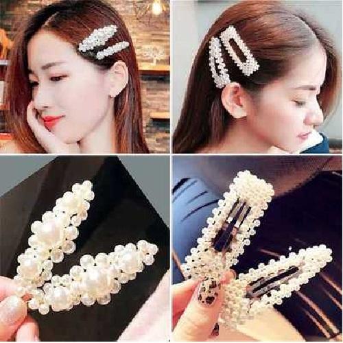[HCM]Kẹp tóc ngọc trai