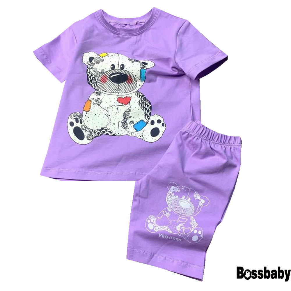 Bộ Áo Quần cho bé gấu nhiều màu,bộ bé gái từ 6kg-29kg.BDBG30.