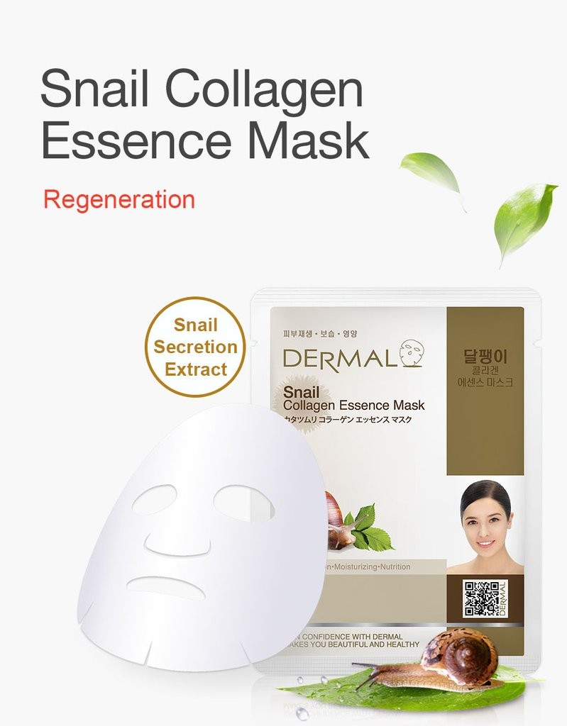 Mặt nạ Dermal dưỡng da tinh chất ốc sên
