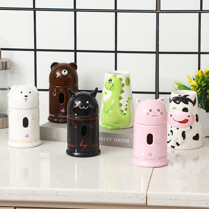 [TẶNG BÌNH NƯỚC] Đế sứ bình nước mẫu mới cho hamster / sóc/ nhím - T3 PETS SHOP
