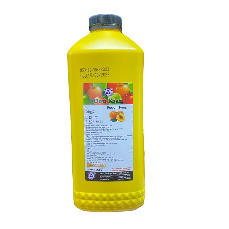 Siro Douxian (Hàng Huy) 2.5Kg Có Đủ Mùi Vị