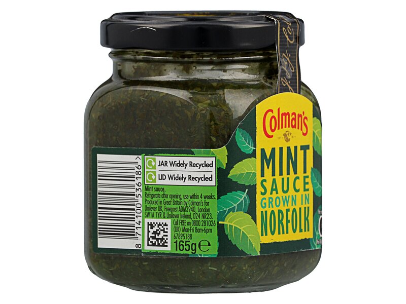 🌿 SỐT BẠC HÀ COLMAN'S MINT SAUCE 165G – CHUẨN VỊ ANH QUỐC (GROWN IN NORFOLK) 🌿