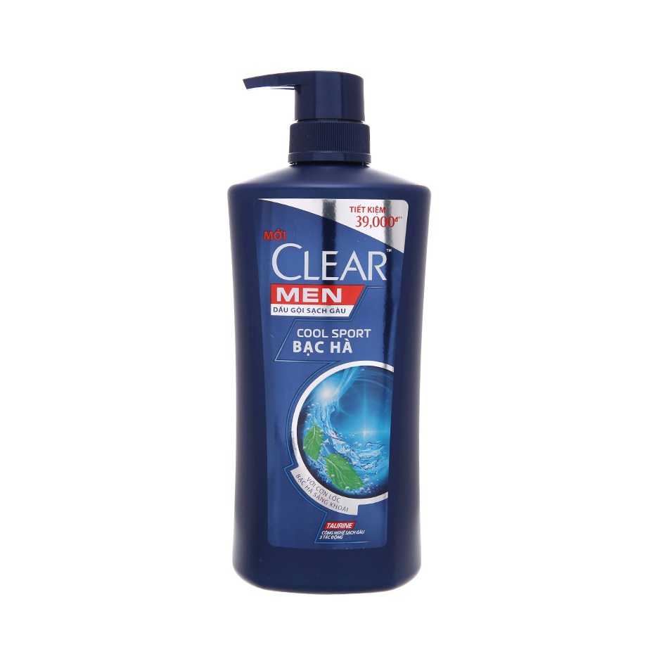 Dầu gội clear men sạch gàu - cool sport 650g