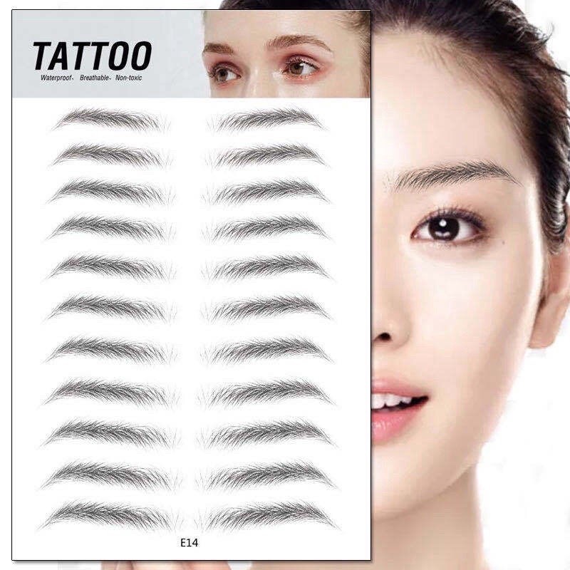 Lông mày dán 3D sét 10 cặp