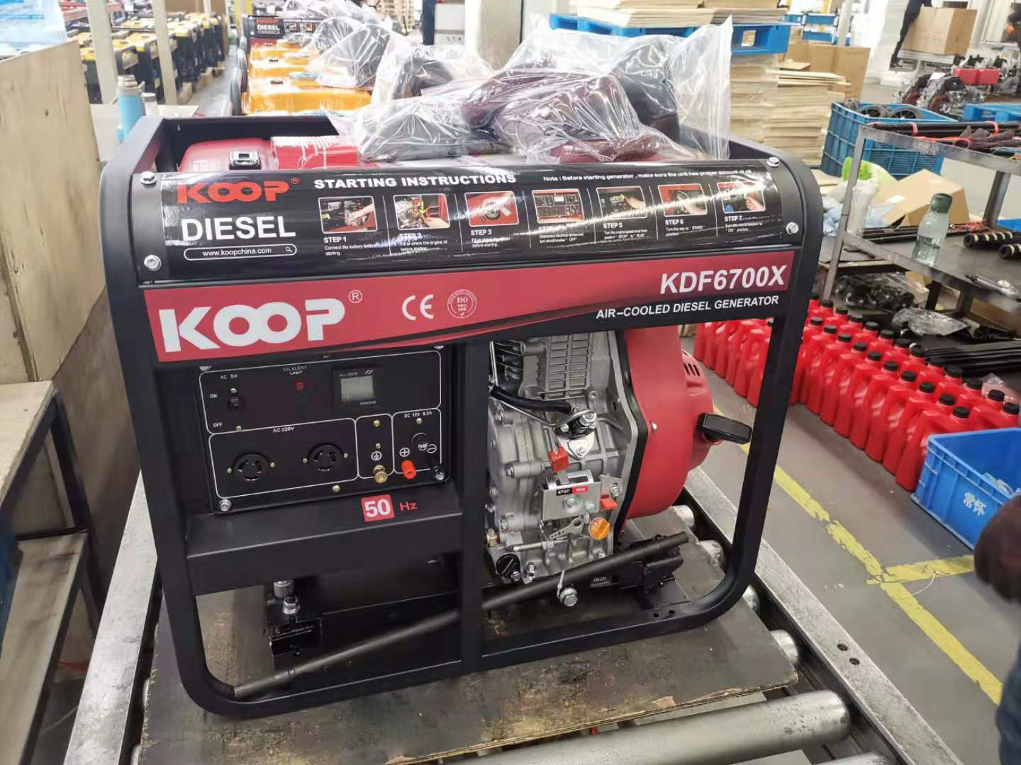 Máy Phát Điện Chạy Dầu 5kVA Koop KDF6700X