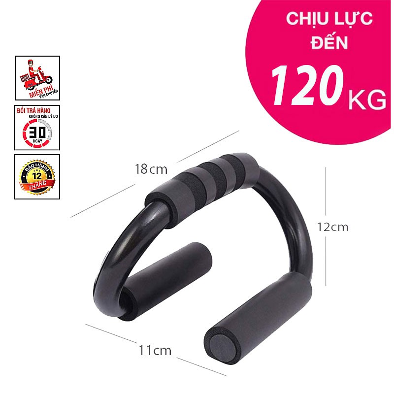 Bộ 2 cây hổ trợ hít đất tập thể thao Push Up Stand 3 chiều